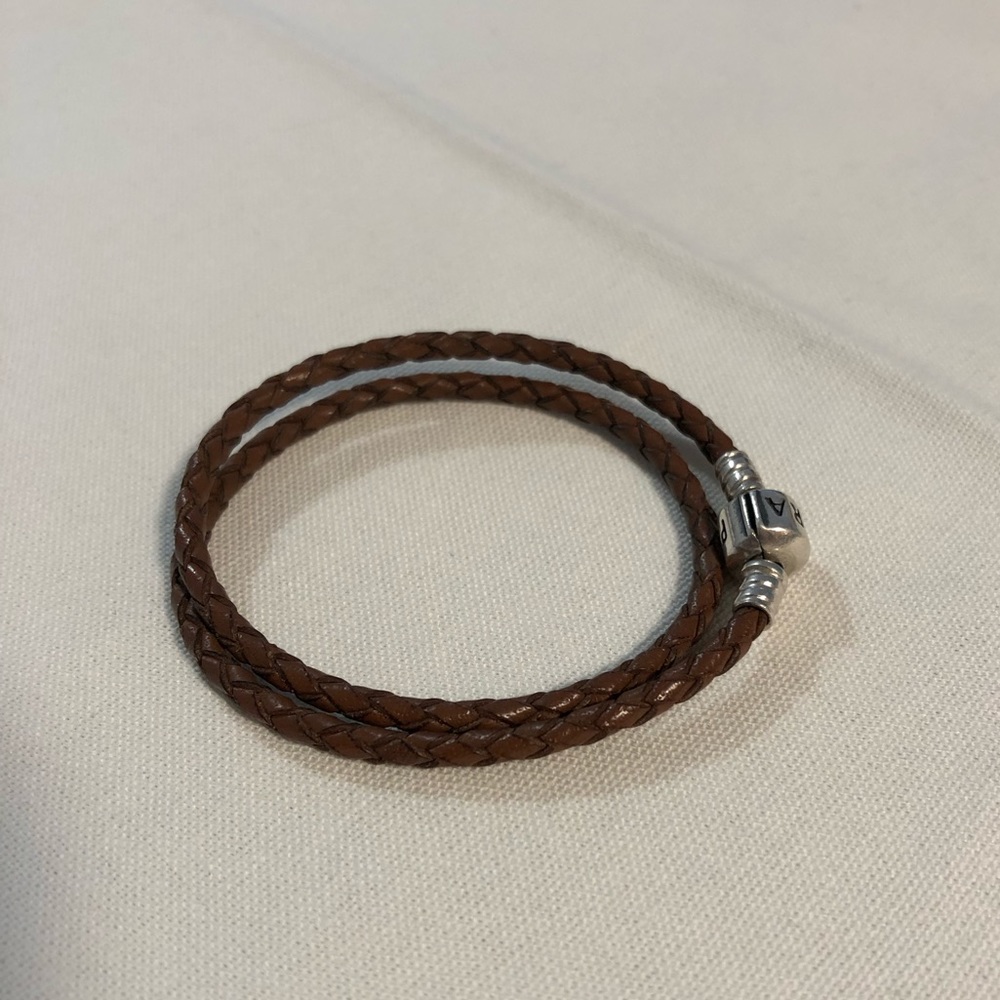 Pandora Brown Leather Bracelet